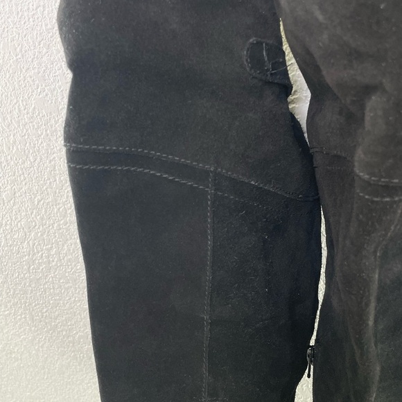 OMAI boots knee high suede buckle sz 11 or EU 41 Italian made heeled - Picture 9 of 14